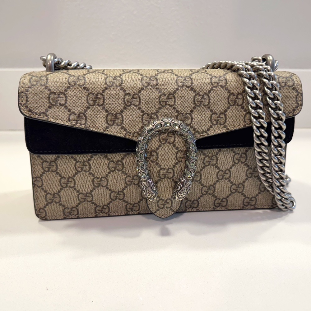 Gucci Dionysus Crystal Embellished Shoulder Bag